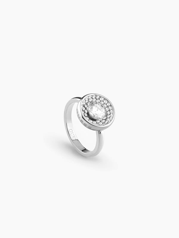 Šperky GUESS “Unique Solitaire” Ring Šedá | JUBR03397JW, 0