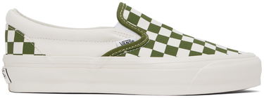 Tenisky a topánky Vans Vans Classic Slip-On Checkerboard Zelené | VN000CSECIB, 0