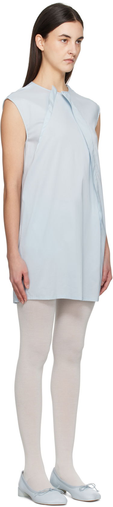 Šaty Maison Margiela MM6 Maison Margiela Shirting Darting Mini Dress Čierna | S52DA0066 M35043, 4