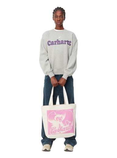 Canvas Graphic Tote "Buddy Print/Natural"