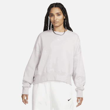 Mikina Nike Sportswear Phoenix Fleece Biela | DQ5761-019, 0