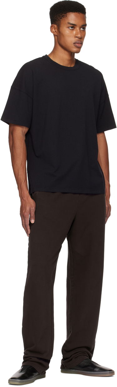 Tričko SKIMS SKIMS Jersey Lounge Oversized T-Shirt Čierna | TP-TSH-5322M, 3