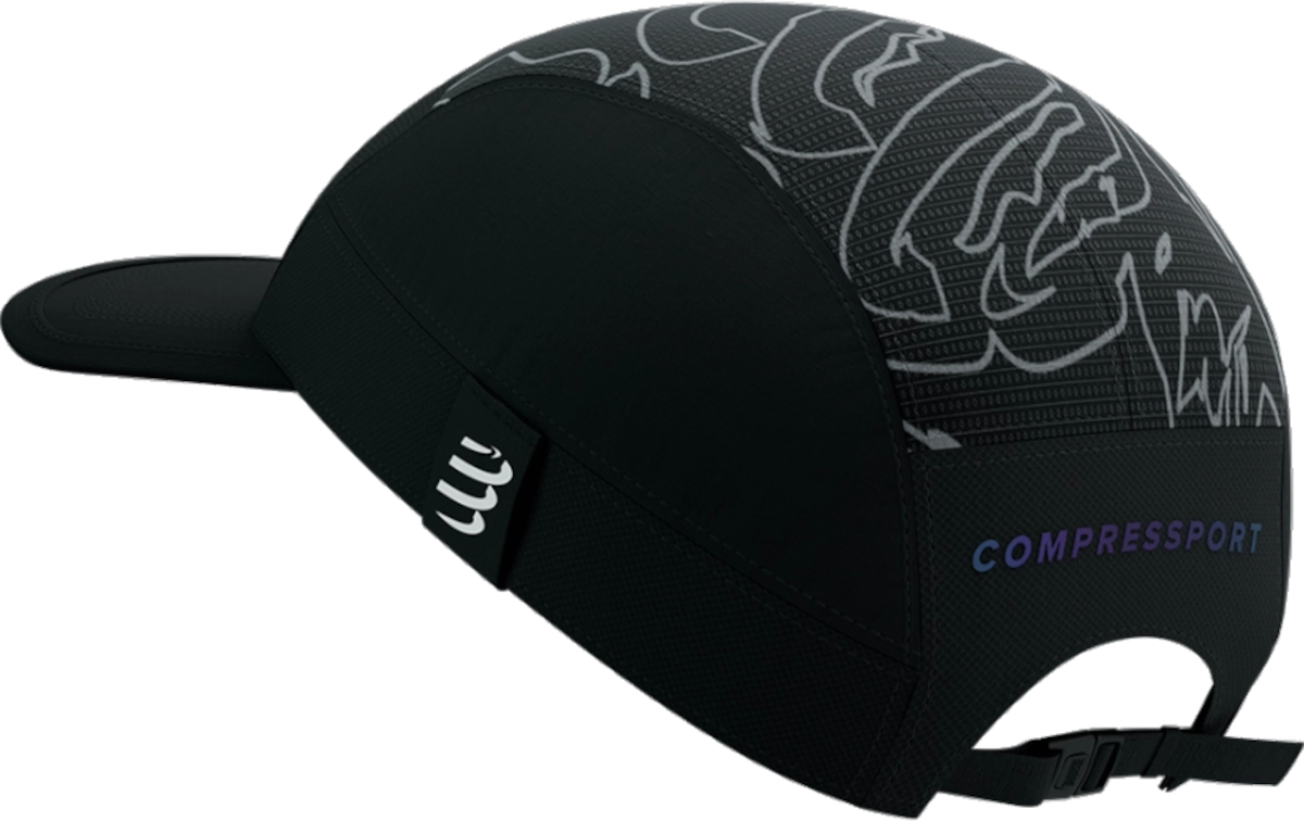 Šiltovka Compressport 5 Panel Light Cap Aurora Čierna | xhwu11039047, 1