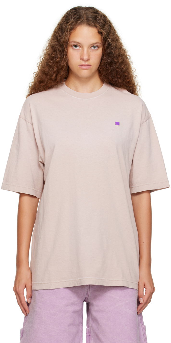 Tričko Acne Studios Patch T-Shirt Béžová | CL0206-, 0