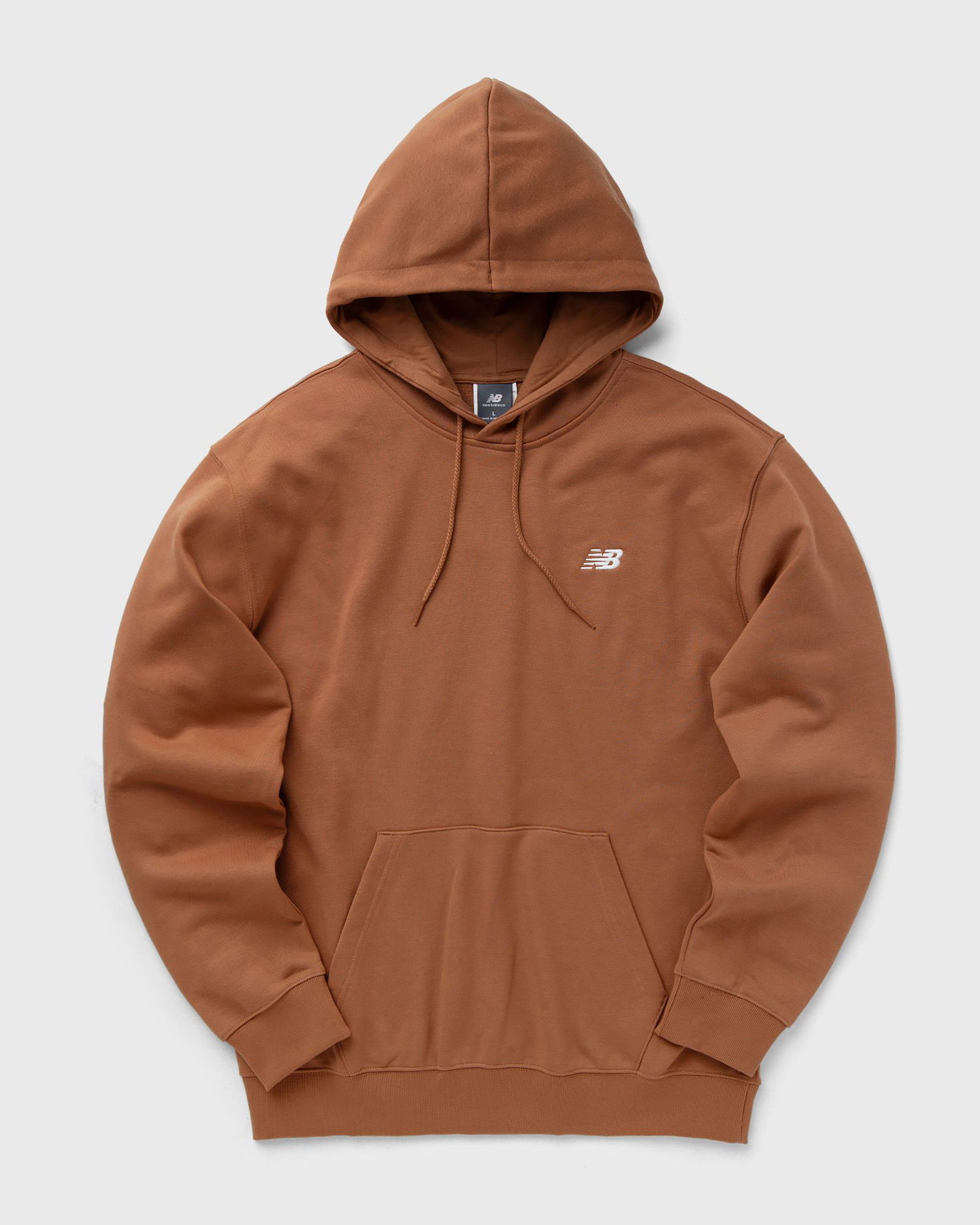 Mikina New Balance Small Logo French Terry Hoodie Hnedá | MT41508-WUT, 0