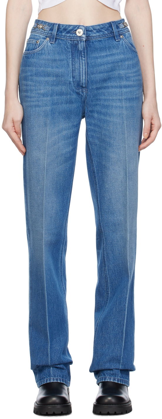 Džínsy Versace Blue Tailored Modrá | 1012634_1A07079, 0