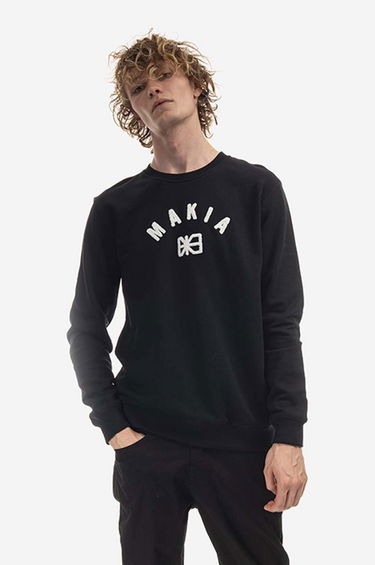 Mikina Makia Sweatshirt Crewneck Čierna | M41089, 0
