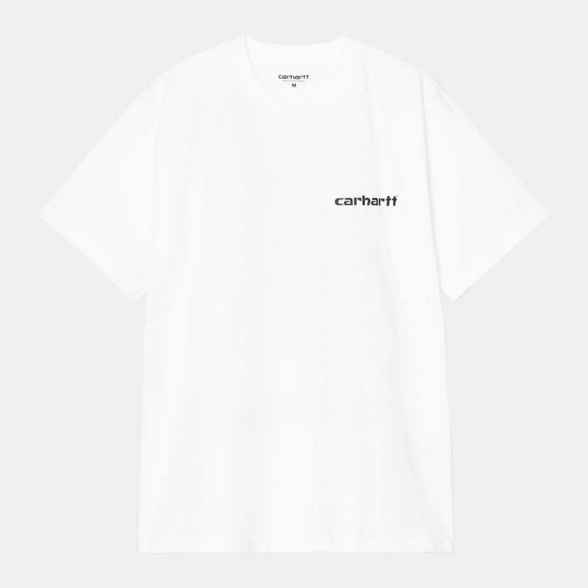 Tričko Carhartt WIP S/S Archive Script T-Shirt Biela | I036001_7