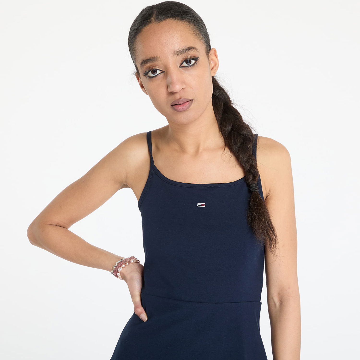 Šaty Tommy Hilfiger Tommy Jeans Essential Strap Dress Navy | DW0DW21354 C1G, 1