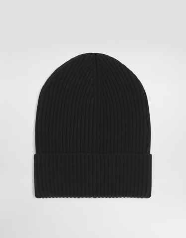 Kulicha Dolce & Gabbana Dolce & Gabbana Ribbed Knitted Wool and Cashmere Hat Čierna | FXQ19TJGME5N0000_1, 3