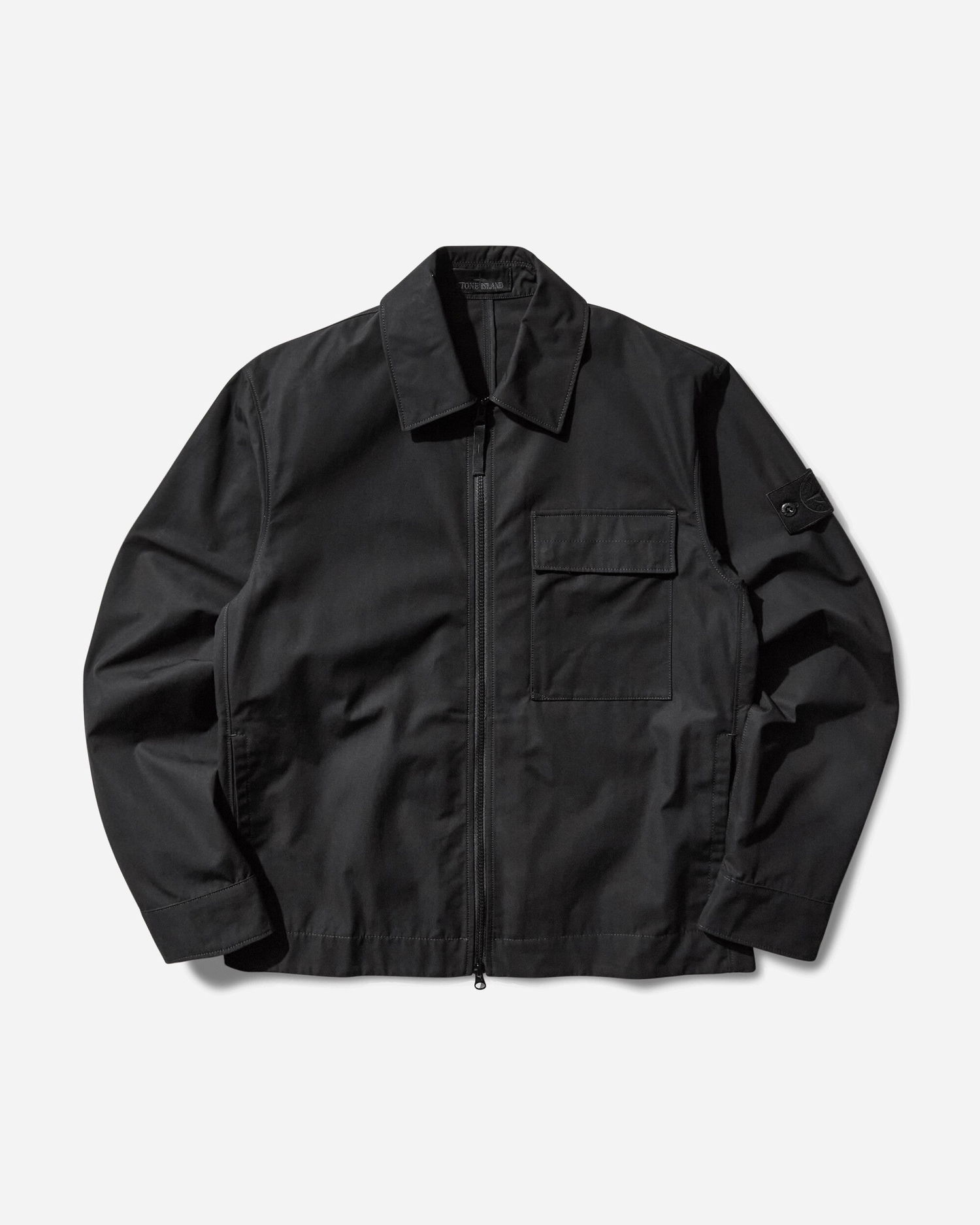 Košeľa Stone Island Ghost Cotton Canvas Overshirt Čierna | K2S15-1200018-S00F1 V0029, 1