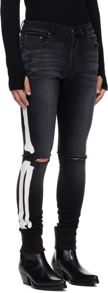 Džínsy AMIRI AMIRI Bones Slash Jeans Modrá | AMDNSY1157, 4