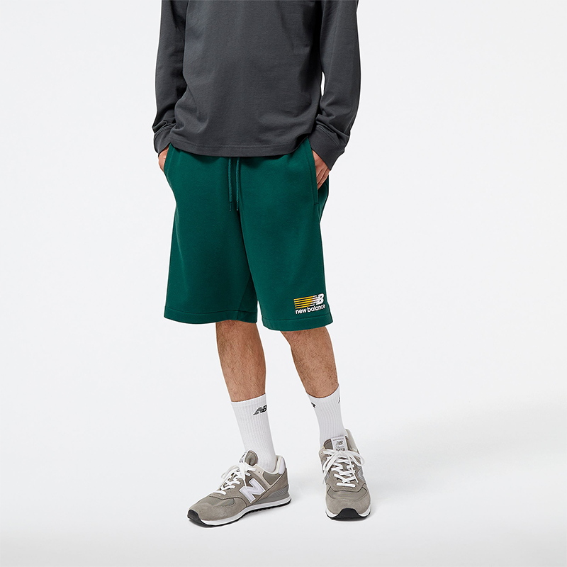Šortky New Balance Shorts Zelené | MS31908NWG, 0