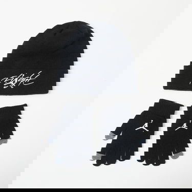 Kulicha Jordan Flight Beanie Set Čierna | 9A0695-023, 0
