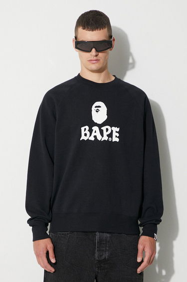 Mikina BAPE Printed Sweatshirt Čierna | 001SWI801001M, 0