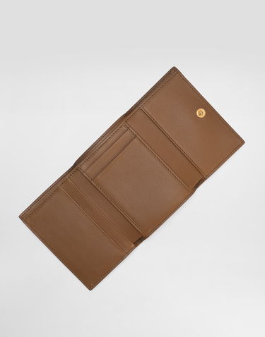 Peňaženka Dolce & Gabbana Dolce & Gabbana Plongé Calfskin Small Wallet Hnedá | BI0770A9S258Z093, 3