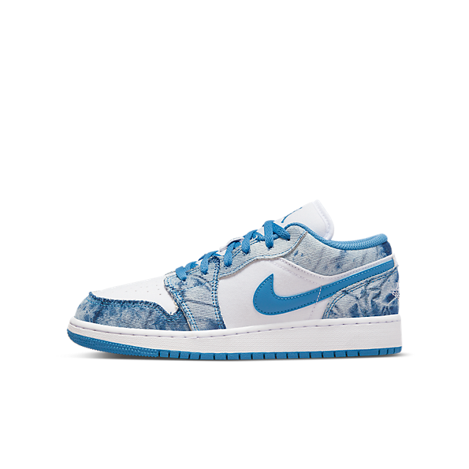 Tenisky a topánky Jordan Air Jordan 1 Low "Washed Denim" GS Modrá | DM8947-100, 0