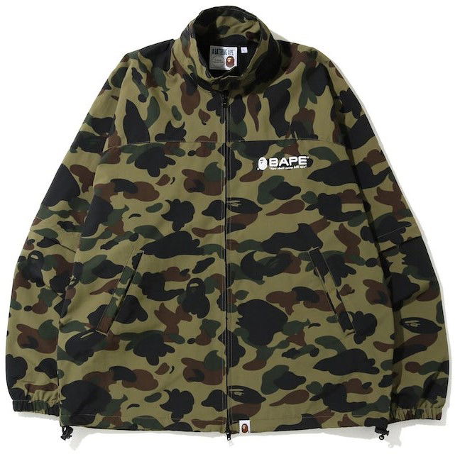 Bunda BAPE 1st Camo Classic Rain Jacket Zelené | 1G30140002, 0