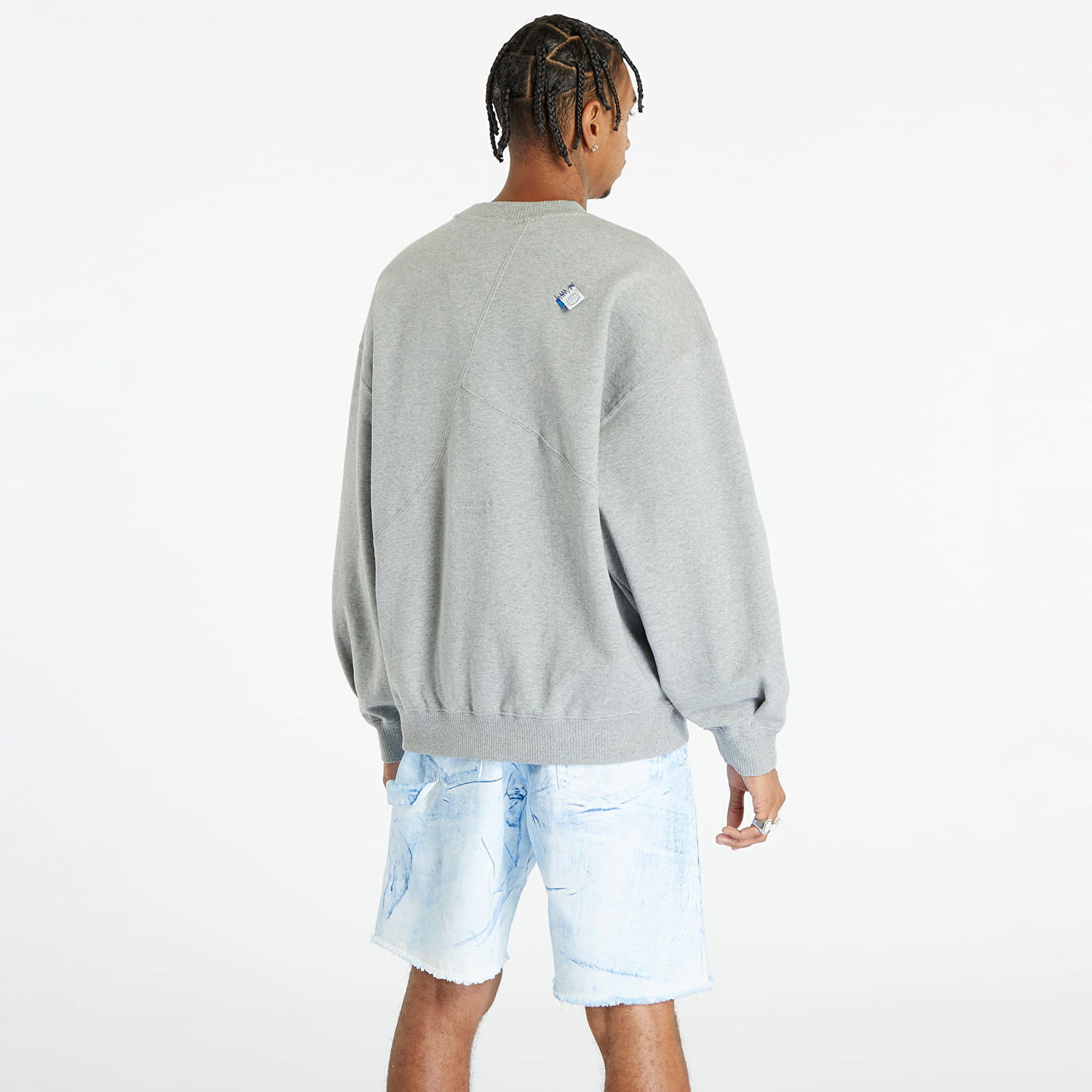 Sveter Converse x ADER ERROR SHAPES Crew Vintage Šedá | 10025818-A01, 1