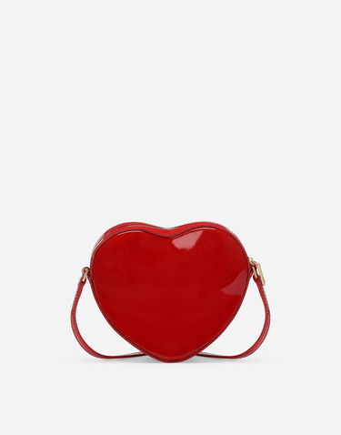 Kabelka Dolce & Gabbana Dolce & Gabbana Dg Girlie Heart Shaped Patent Leather Crossbody Bag Červená | EB0248A147187124, 3