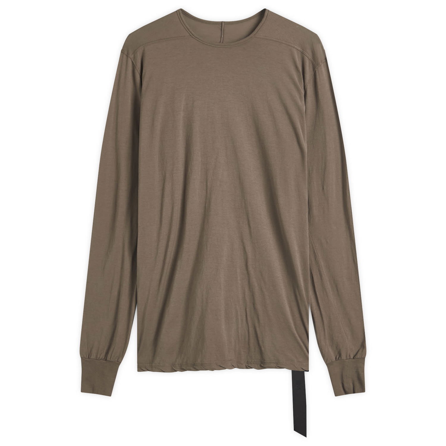 Tričko Rick Owens Rick Owens DRKSHDW Level Long Sleeve T-Shirt, Size Small Hnedá | DU01E3260-BH-34, 0