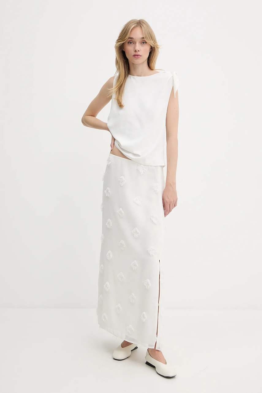 Tielko Samsoe Samsoe Samsoe Samsoe Saalbero Sleeveless Top Biela | F25200101, 1