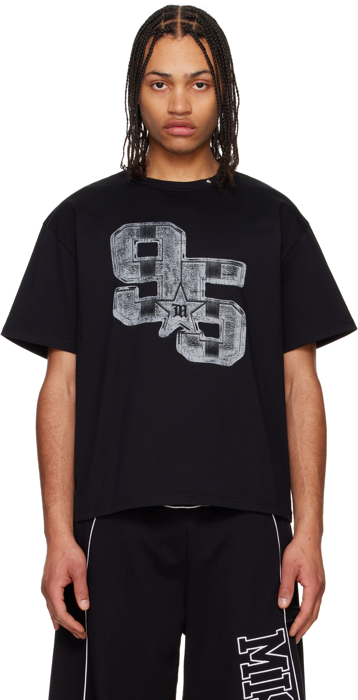Crop Top MISBHV MISBHV '95' T-Shirt Čierna | 250M113, 0