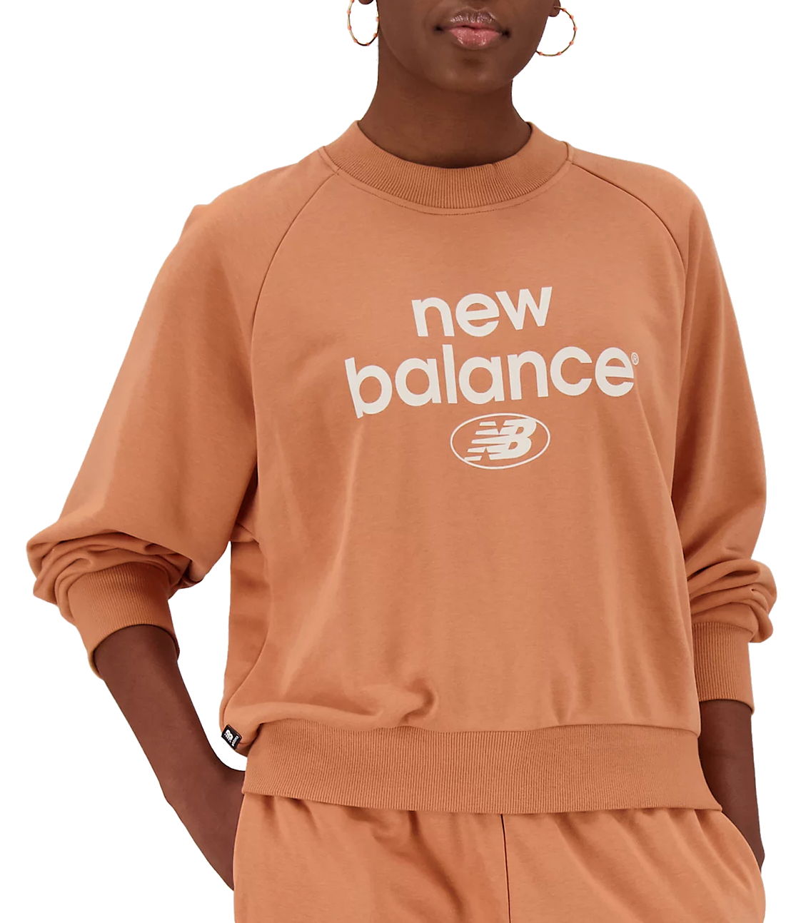 Mikina New Balance Essentials Reimagined Archive French Terry Oranžová | wt31508-sei, 0
