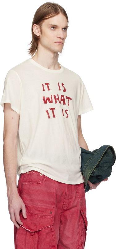 Tričko R13 R13 'It Is What It Is' Boy T-Shirt Biela | R13WK001-K122B, 4