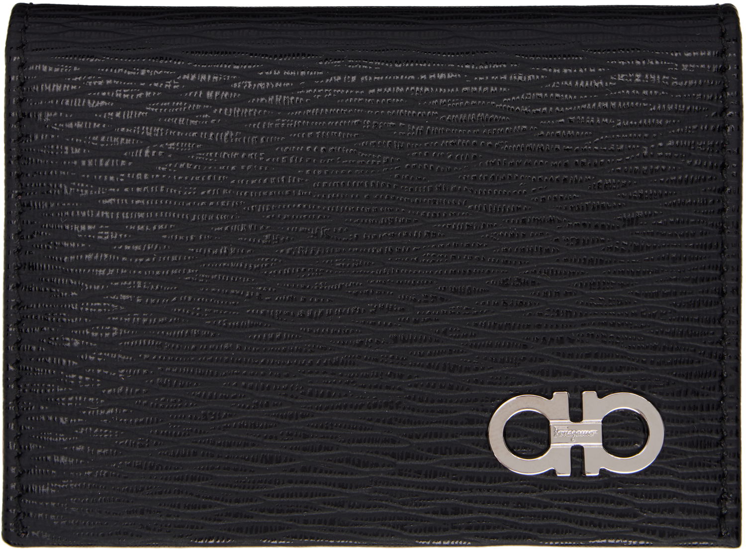 Peňaženka FERRAGAMO Salvatore Ferragamo Gancini Card Holder Čierna | 685948, 0