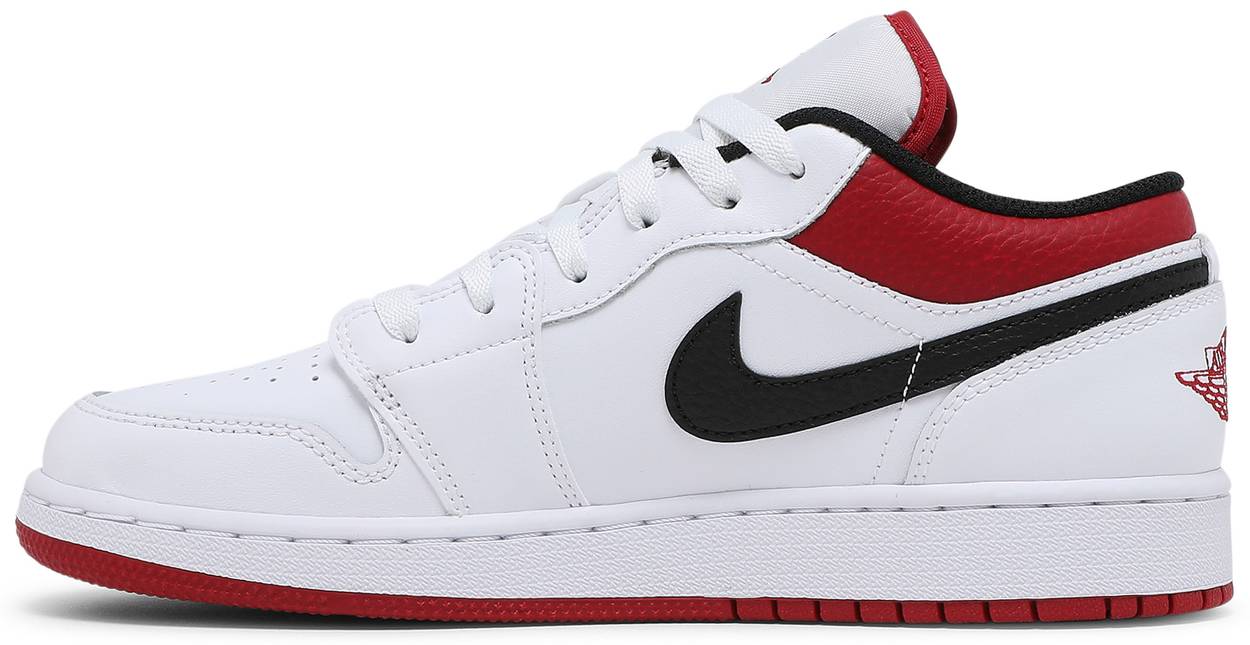 Air Jordan 1 Low "White Gym Red" GS