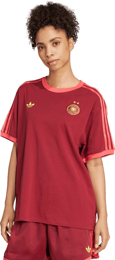 Tričko adidas Originals adidas Originals DFB T-Shirt Červená | jj0350, 2