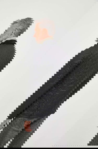 Bunda Barbour Transitional Quilted Jacket with Corduroy Collar Čierna | MQU0240, 2