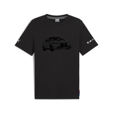 Tričko Puma BMW M Motorsport Essentials Graphic T-Shirt Čierna | 630633_01, 3