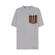 Check Print Pocket Tee