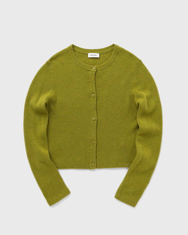 Sveter American Vintage RAXOW VEST Cardigan Zelené | RAX19AH24-CAMELEON-CHINE, 0