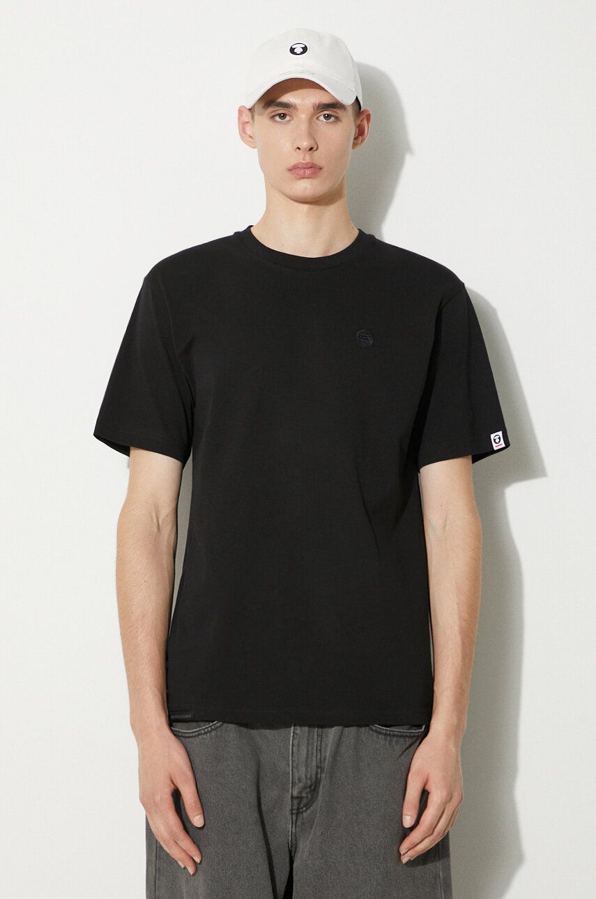 Tričko AAPE by A Bathing Ape AAPE Tee T-Shirt Čierna | AAPTEM1413XXM, 0
