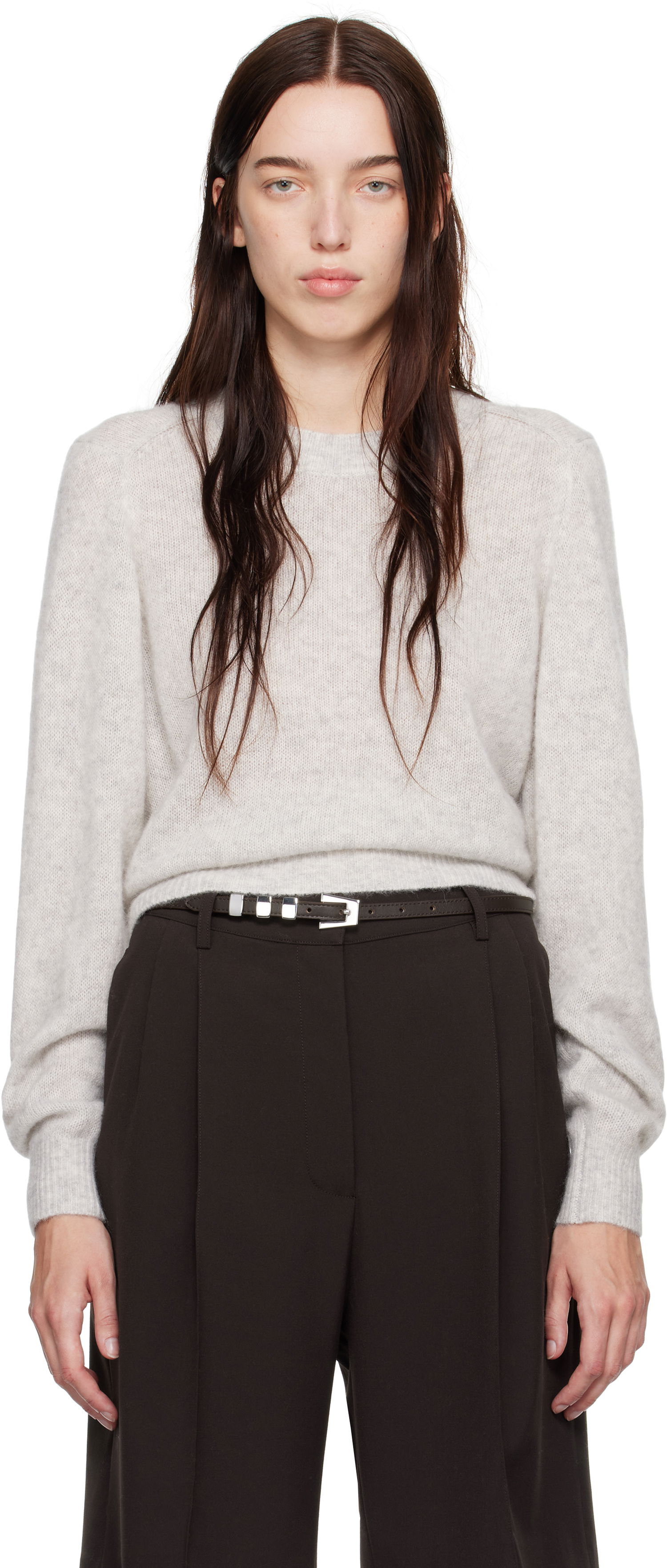 Sveter ISABEL MARANT Sweater Crewneck Šedá | PU0558FA-B3L01I, 0