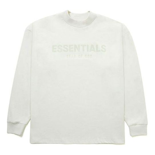 Mikina Fear of God Fear of God Essentials Long Sleeve Logo T-Shirt Biela | 125BT212091F