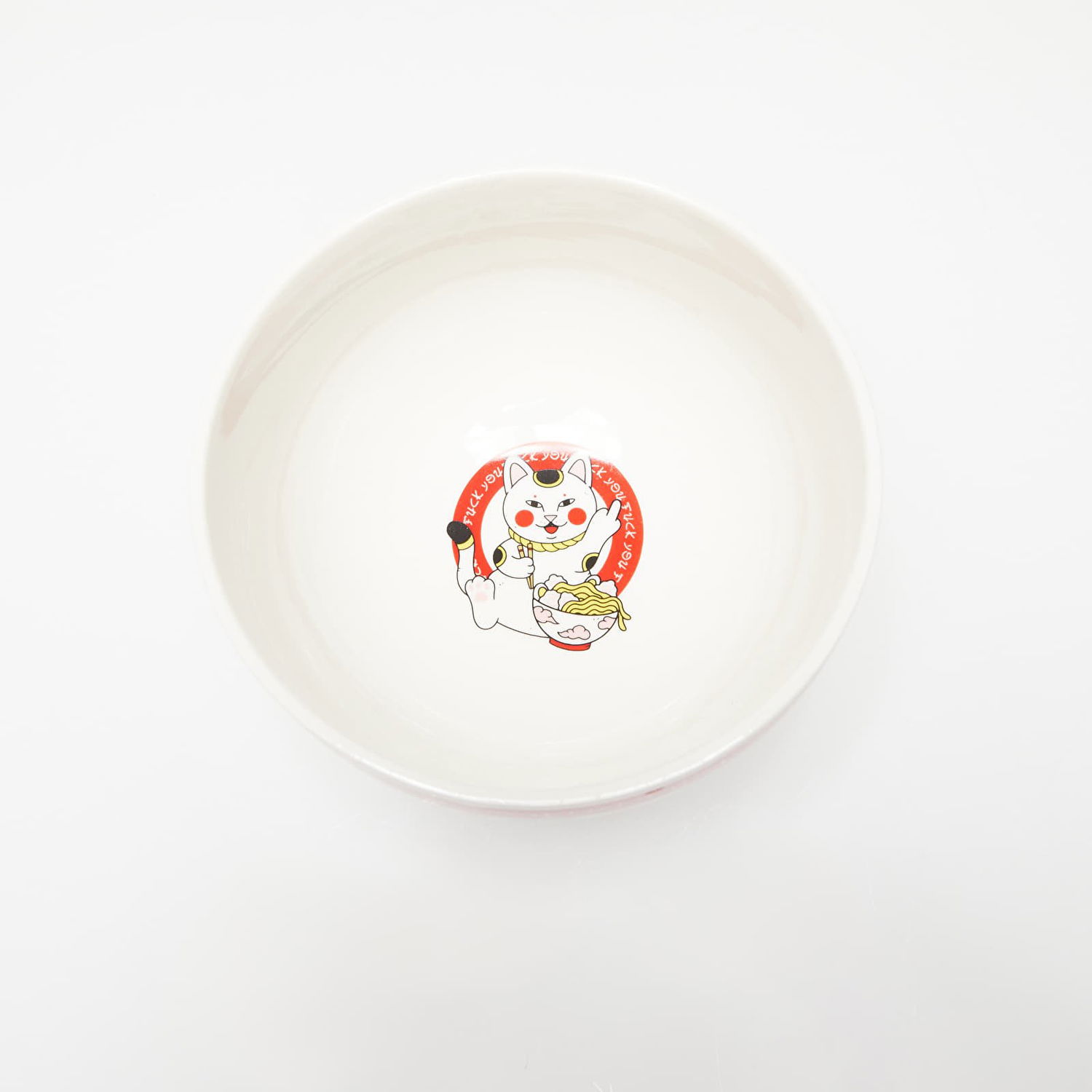 Home decor RIPNDIP Lucky Nerm Bowl Biela | RND9206 NEW EAN, 1