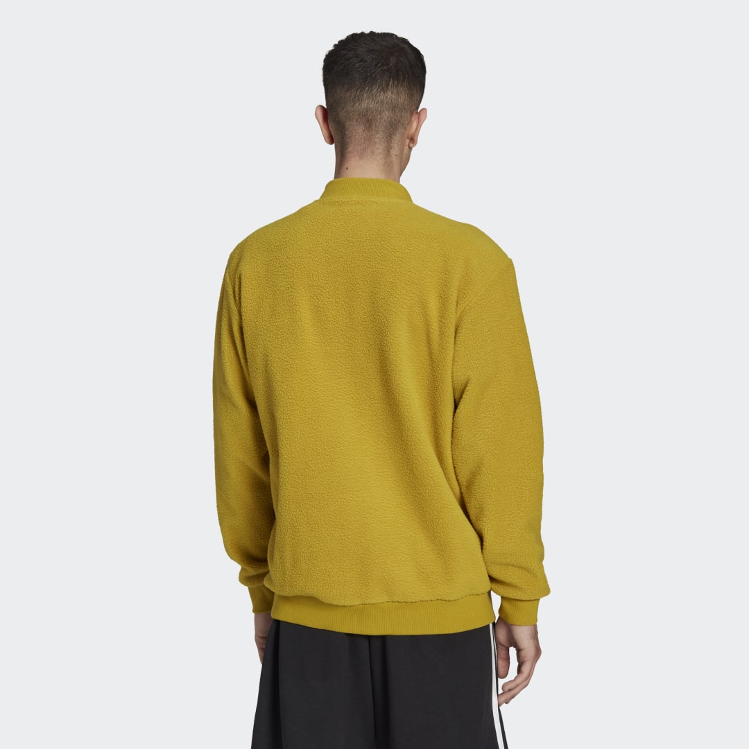 Bomber bunda adidas Originals Essentials Holiday Pack Sherpa Bomber Jacket Žltá | HL6919, 1