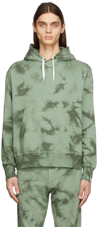 Mikina rag & bone Tie-Dye Terry Hoodie by Zelené | MBC22ST020P120, 0