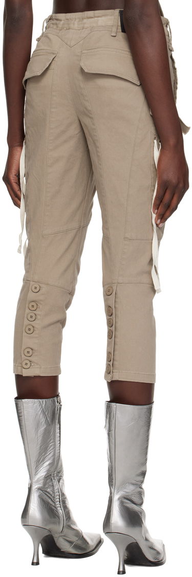 Cargo nohavice Ottolinger Ottolinger Cropped Cargo Pants Béžová | 0903801, 2