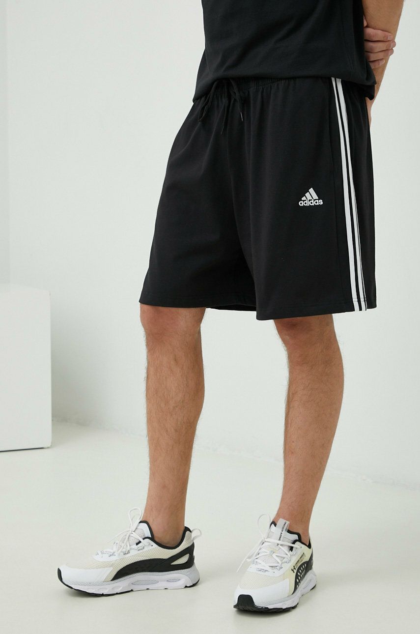 Šortky adidas Originals Essentials 3-Stripes Shorts Čierna | IC9378, 0