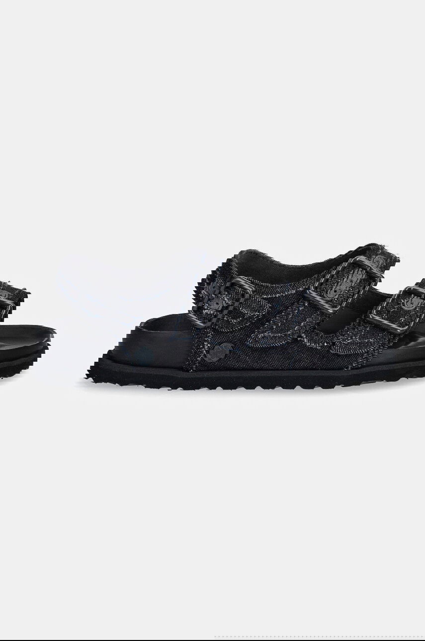 Tenisky a topánky Birkenstock Birkenstock 1774 Milano Stone Washed Denim Sandals Čierna | 1028705, 1