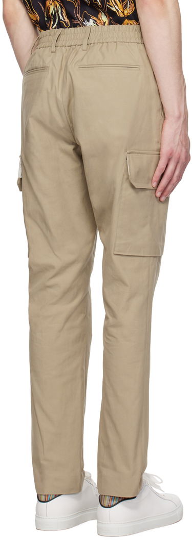 Cargo nohavice Paul Smith Paul Smith Cargo Pants with Elasticized Waistband Béžová | M1R-417Y-L01314, 2
