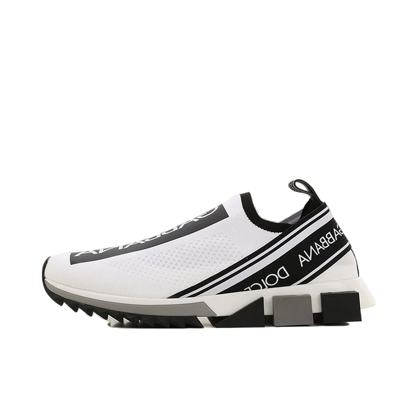 Tenisky a topánky Dolce & Gabbana Sorrento Black White Biela | CS1713 AH677 89697