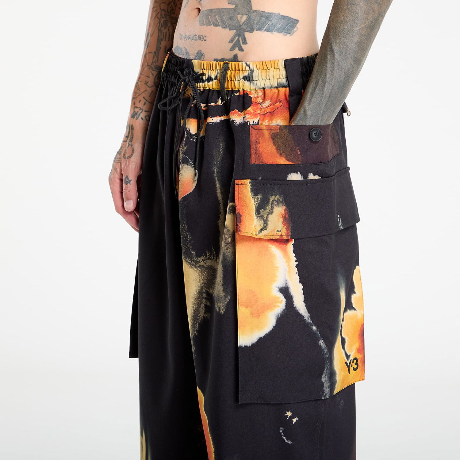Cargo nohavice Y-3 Y-3 Aop Cargo Pants Čierna | KA9630, 1