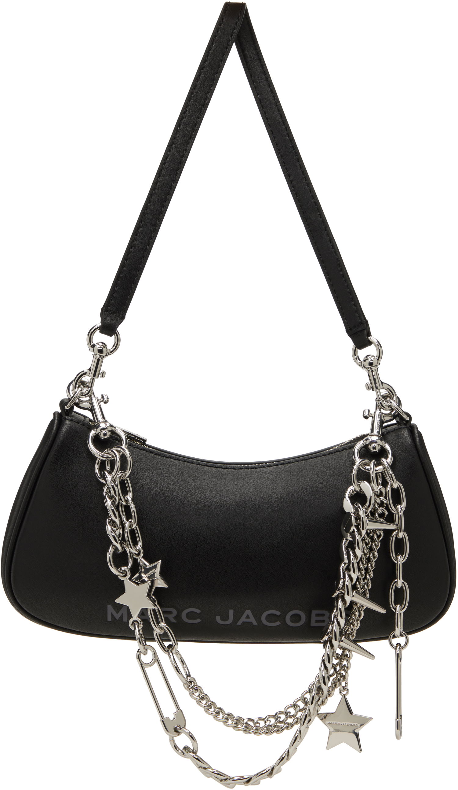 Taška cez rameno Marc Jacobs The Star Charm Shoulder Bag Čierna | 2R4HSH038H02, 0
