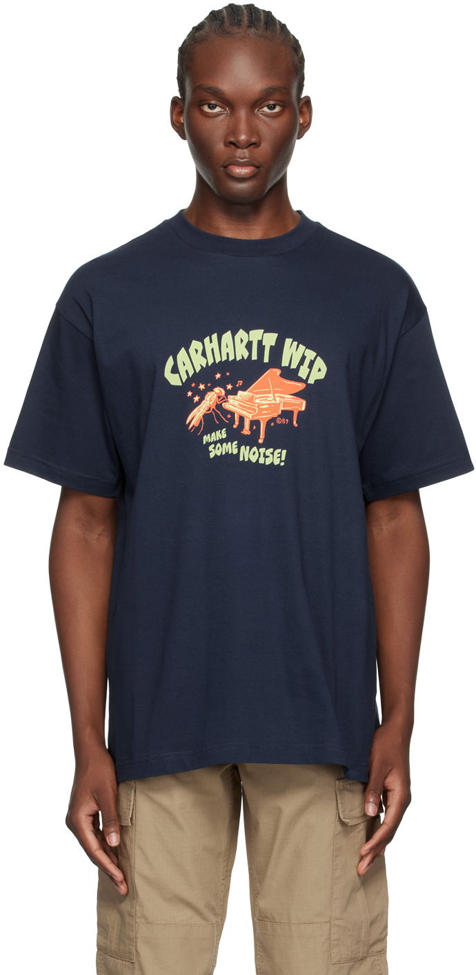Tričko Carhartt WIP Graphic Print Cotton T-Shirt Navy | I033666, 0